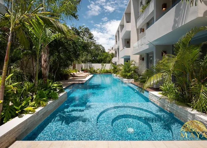 Apartamento Nhoa 207c Lux 1br Pool View In Aldea Zama Tulum