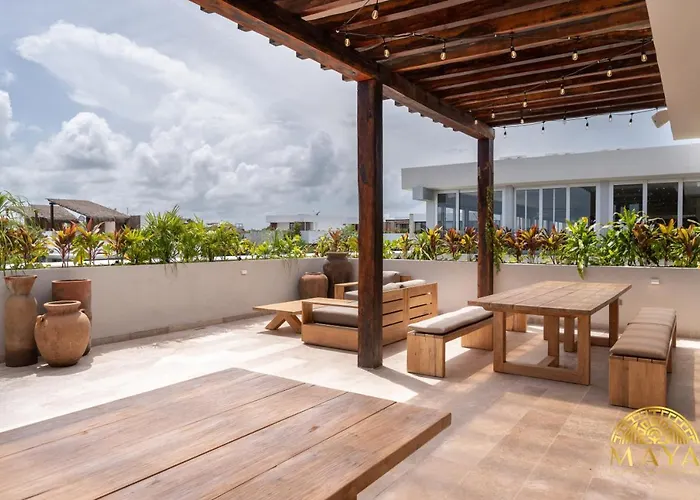 Apartamento Nhoa 207c Lux 1br Pool View In Aldea Zama